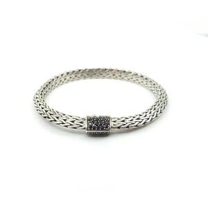 John Hardy Classic Chain Tiga Sapphire Chain Bracelet 6mm 7.25"